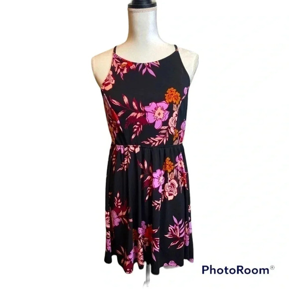 Ldla Floral Skater Dress - Picture 1 of 10